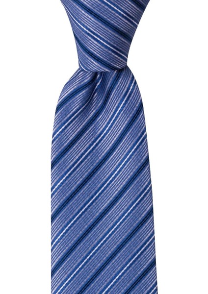 Mavi Lacivert Çizgili 8 Cm Genişliğinde Kravat fiyatları