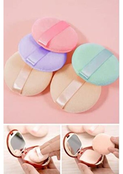 5'Li Çok Amaçlı Makyaj Sünger Seti Yumuşak Cilt Dostu Malzeme ile Seyahat İçin Uygun