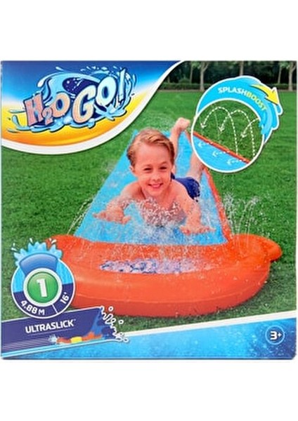 H2OGO! Su Kaydırağı 488 cm Eğlenceli Tasarımlı Dış Mekan Kullanımı İçin