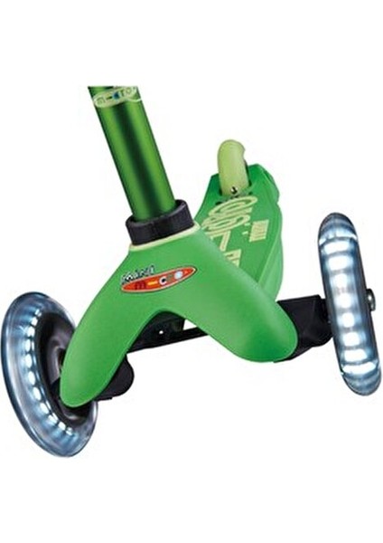 Scooter Mini Deluxe Yeşil LED Işıklı 5-7 Yaş Arası Çocuklar İçin 3 Tekerlekli fiyatları