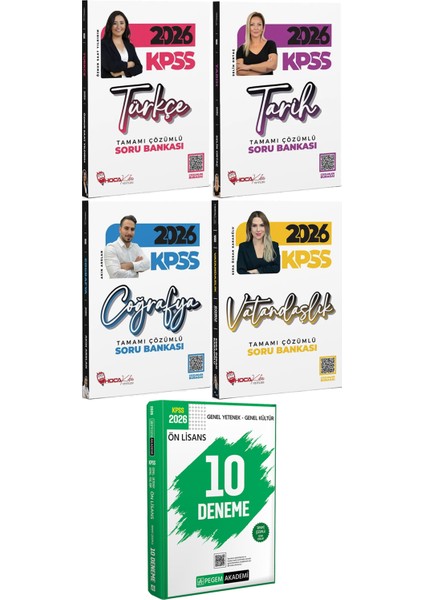 2026 Kpss Türkçe Tarih Coğrafya Vatandaşlık Çözümlü Soru - 2026 Kpss Ön Lisans Çözümlü 10 Deneme