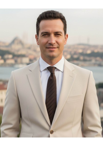 Koyu Kahverengi Çizgili 8 Cm Genişliğinde Klasik Kravat