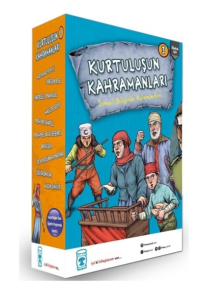 Kurtuluşun Kahramanları 3 Set (10 Kitap)