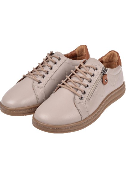 Hakiki Deri Comfort Kadın Ayakkabı MAK-240 Vizon fırsatları