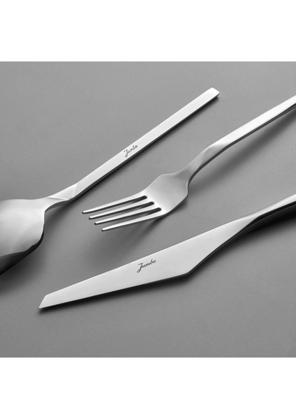 5100 Quartz Mat 84 Parça 12 Kişilik Çatal Bıçak Kaşık Seti modelleri