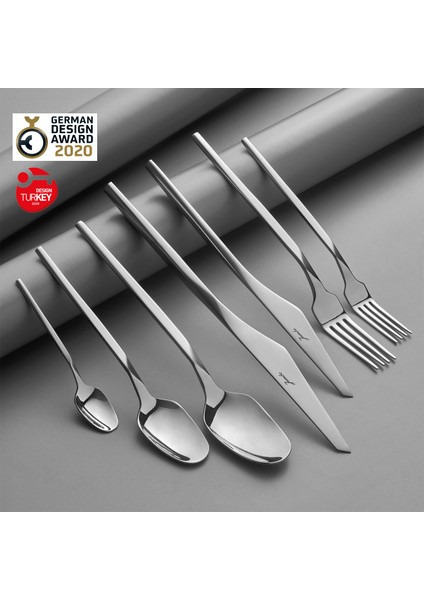 5100 Quartz 84 Parça 12 Kişilik Çatal Kaşık Bıçak Seti