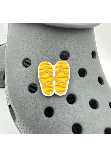 Terlik Süsü ve Aksesuarı , Çanta Süsü – Jibbitz Parmak Arası Terlik Görsel Logo Aksesuar