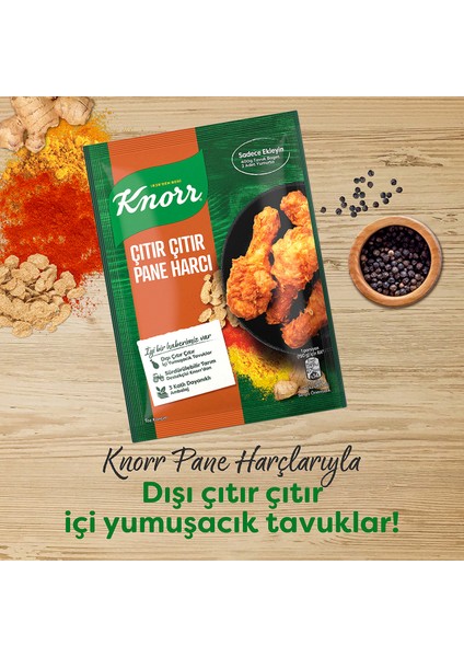 Harçlar Çıtır Pane Harcı Dışı Çıtır Içi Yumuşak Tavuklar Için 90 gr 7 Adet fırsatları