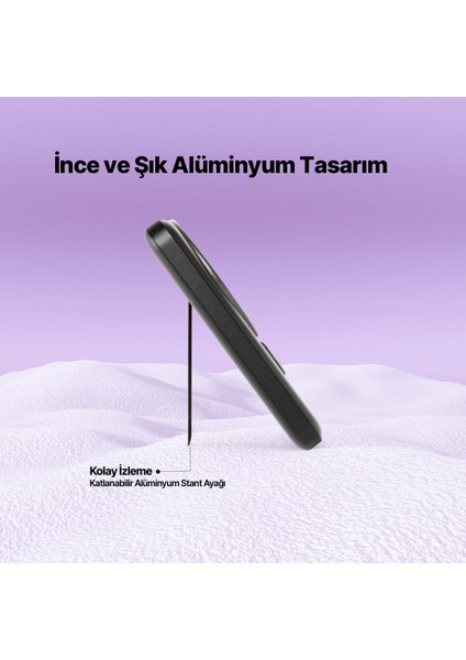 Recharger Pro M 5.000MAH Qi2/magsafe Özellikli 15W Iphone/android Stantlı Kablosuz 2BB226S fırsatları