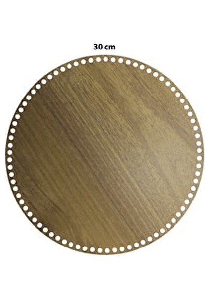 Ahşap Tepsi Tabanı 30 cm Açık Meşe Renk 3 mm MDF ile Dayanıklı Tasarım fiyatları