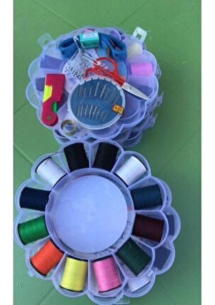 Dikiş Seti Renkli İplikler ve Aksesuarlarla 12 Parça Yaratıcı Projeler İçin fırsatları