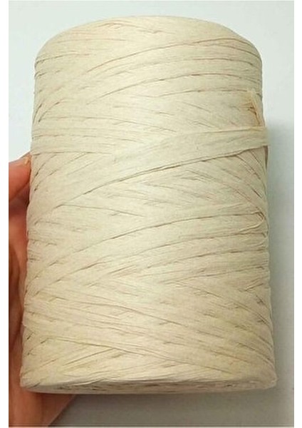 Angel Rafya İp Açık Hasır Renk Orta Kalınlıkta 250 Metre Çanta Aksesuarı İçin fiyatları