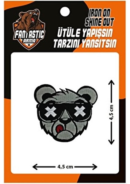 Ütü Ile Yapışan Polyester Dokuma Arma Patch 4,5 cm Köpek Desenli Renkli modelleri
