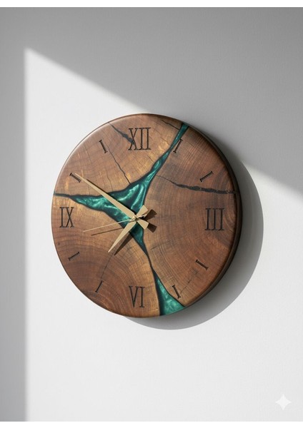 Modern Ahşap Epoksi Saat Zeytin fiyatları