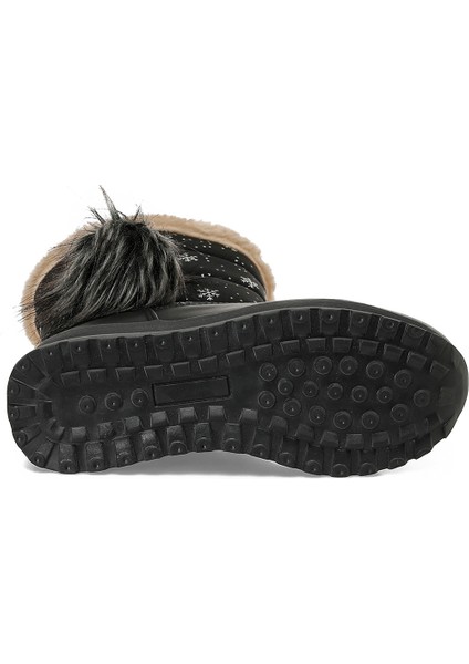 SNOWE.F5PR Siyah Kız Çocuk Çizme