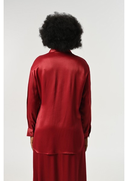 Kadın Belden Bağlama Detaylı Düz Renk Gömlek indirimleri