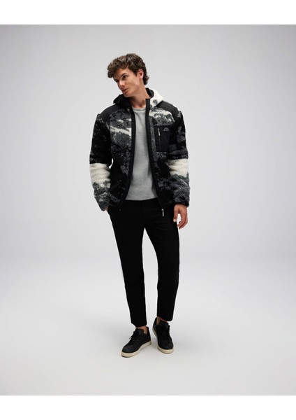 Fermuarlı Kapüşonlu Fleece Dış Giyim (2025 Sonbahar-Kış) indirimleri