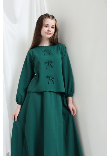 Nora Kız Çocuk Takım Yeşil fırsatları