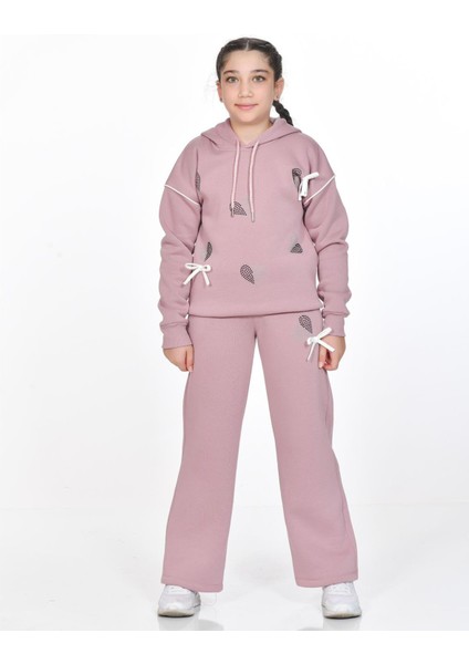 Lovence Kız Çocuk Eşofman Takımı Pembe