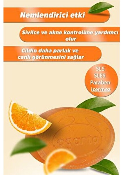 Doğal Portakal Sabunu Cildi Kurutmadan Temizler 125 G El Yapımı Lüks Sabun fırsatları