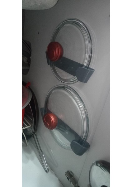 ✨ Tencere Kapağı Düzenleyici | Dolap Içi Kapak Tutucu Raf✨ 18CM (3ADET) fiyatları