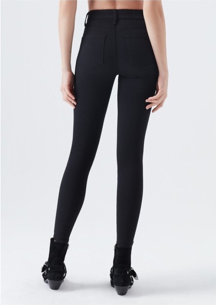 Winner Ekstra Likralı Dar Paça Süper Skiny Solmayan Siyah Denim Pant. Jean fiyatları