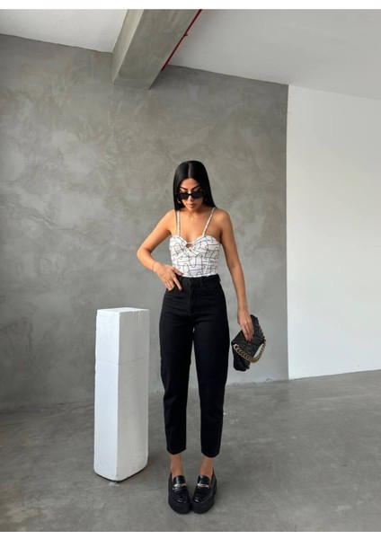 Tommytom Zaha Dores Julia Siyah Likralı Mam Jean Pant. 2025 fiyatları