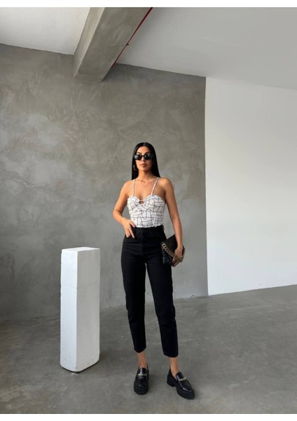 Tommytom Zaha Dores Julia Siyah Likralı Mam Jean Pant. 2025 fırsatları