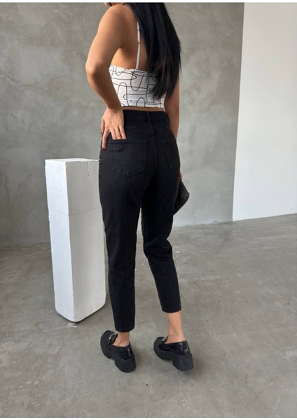 Tommytom Zaha Dores Julia Siyah Likralı Mam Jean Pant. 2025 indirimleri