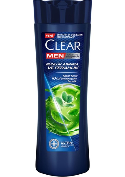 Men Kepeğe Karşı Etkili Şampuan Günlük Arınma ve Ferahlık Sedir Ağacı ve Okaliptus Özleri 350 ml