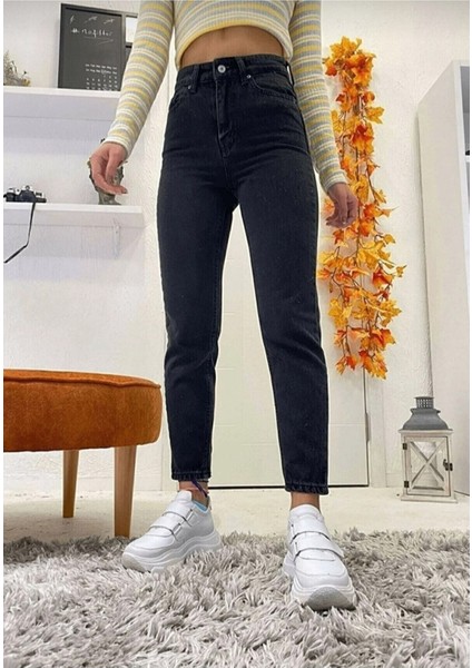 Tommytom Clara Mary Sahara Jean Kadın Siyah Yüksek Bel Likralı Mam Jenas Denim (New) fırsatları