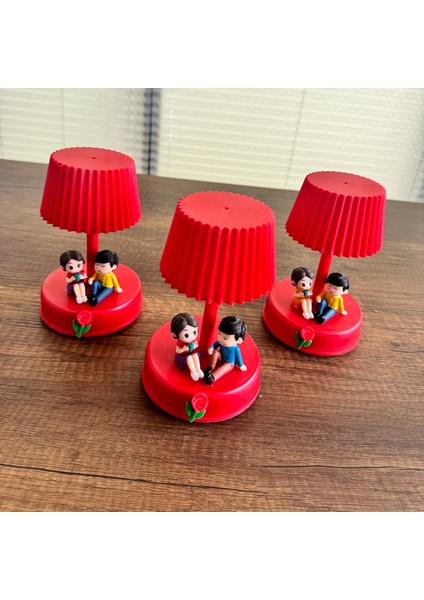 ABAJUR şeklinde Işıklı ve Müzikli Gece Lambası -kırmızı gecelambası fiyatları