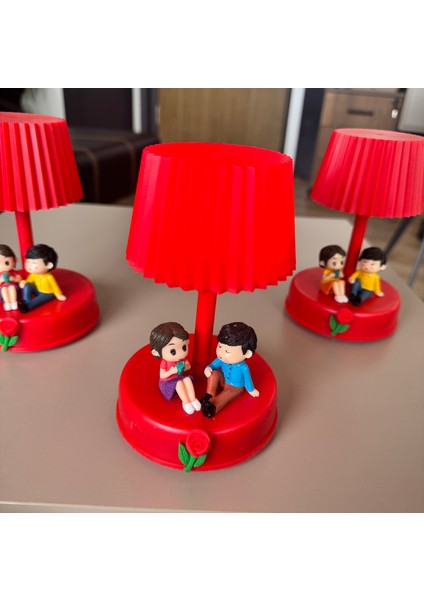 ABAJUR şeklinde Işıklı ve Müzikli Gece Lambası -kırmızı gecelambası modelleri