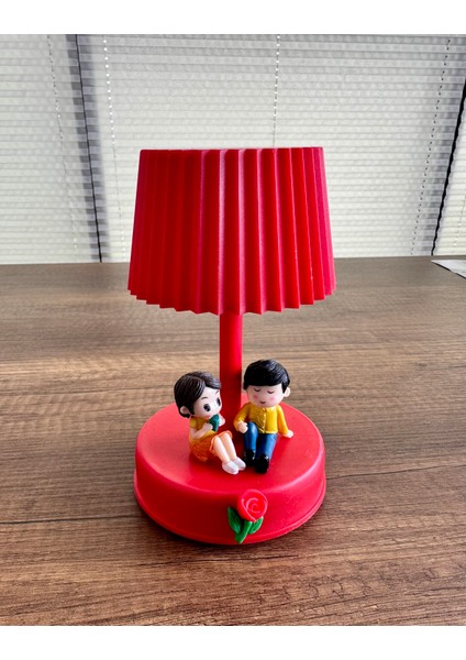 ABAJUR şeklinde Işıklı ve Müzikli Gece Lambası -kırmızı gecelambası fırsatları