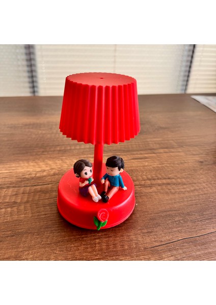 ABAJUR şeklinde Işıklı ve Müzikli Gece Lambası -kırmızı gecelambası indirimleri