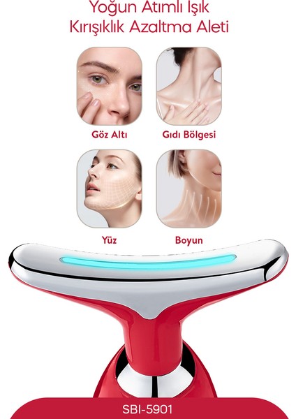 Yüz ve Boyun Bölgesi Kırışıklık Giderici ve Sıkılaştırıcı SBI-5901K fiyatları