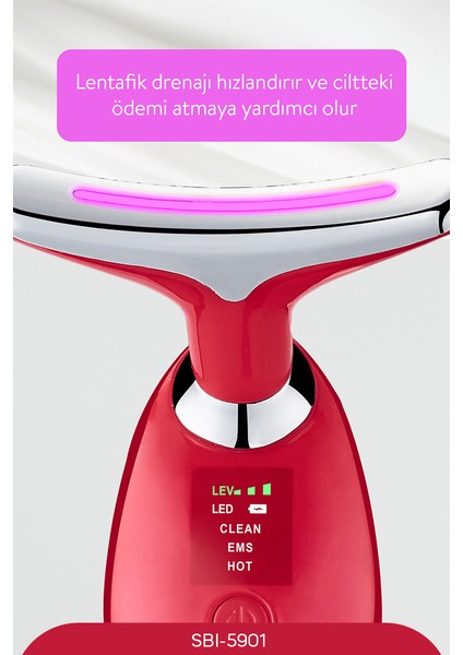 Yüz ve Boyun Bölgesi Kırışıklık Giderici ve Sıkılaştırıcı SBI-5901K