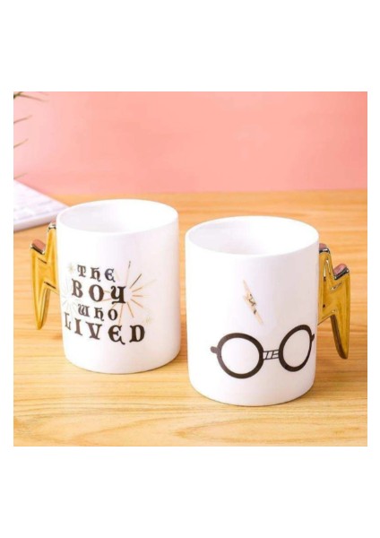 Hp Gözlük Şimşek Tasarımlı Kupa Bardak