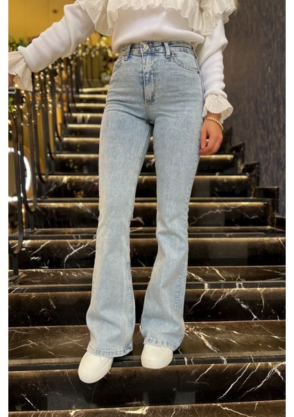 jean Elite Aideen Yüksek Bel Ispanyoljeans Likralı Denim Pantolon fiyatları