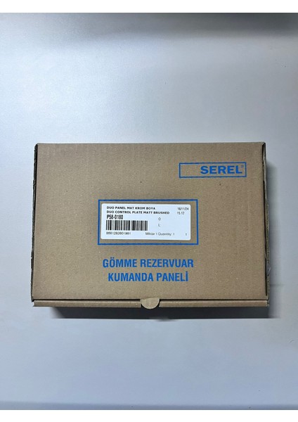 Serel Gömme Rezervuar Kumanda Paneli (Krom) modelleri