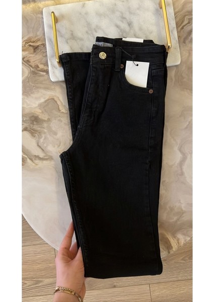 jean Adenle Kadın Siyah Solmaz Ispanyol Kot Pantolon %100 Pamuk Jeans Likralı modelleri