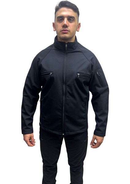 Softshell Içi Polarlı Su ve Rüzgar Geçirmez Taktikal Ceket