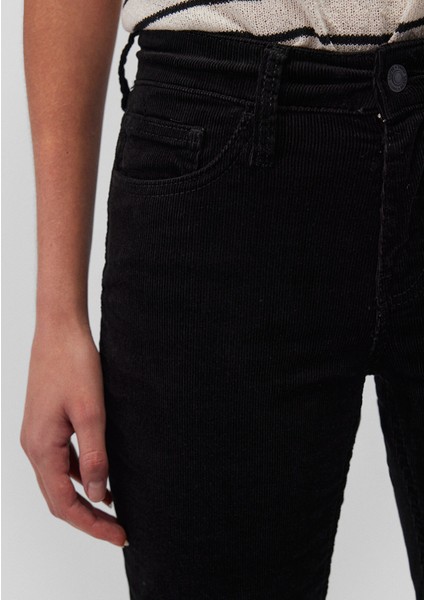 Molly Siyah Kadife Pantolon 1013682991