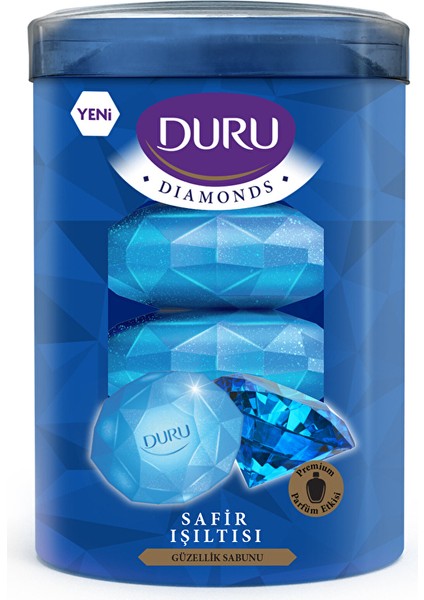 3 Adet Duru Diamond Series 4X90GR Blue