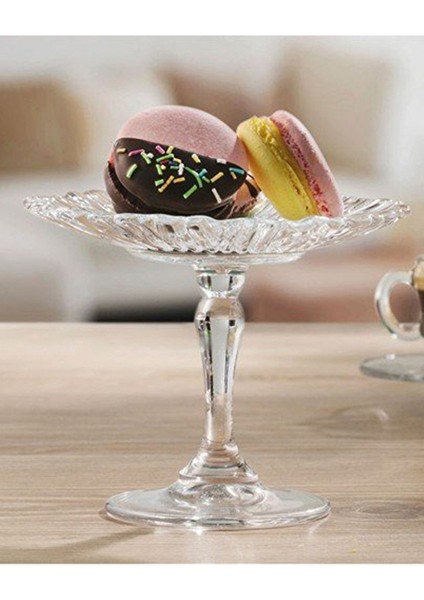 4 Adet Paşabahçe Ayaklı Servis Tabağı