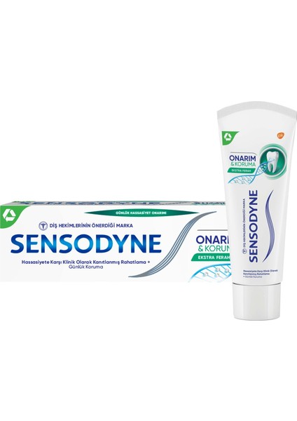 Onarım ve Koruma Ekstra Ferah Diş Macunu 75 ml 3 Adet