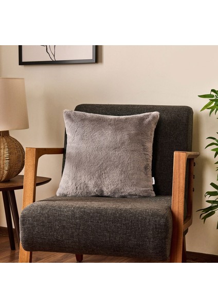 Soft Post Kırlent Kılıfı - Gri - 45X45 cm