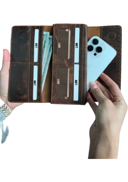 Hakiki Deri El Portföyü Cüzdan | Hilton 8926