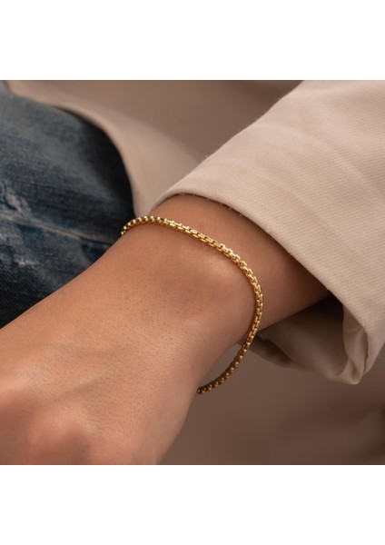 Doç Model 14 Ayar Altın Bileklik