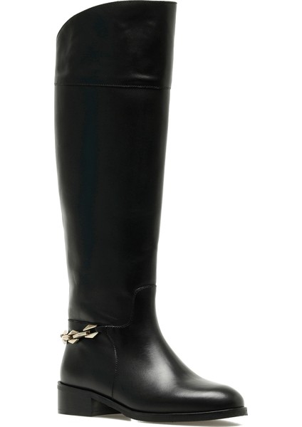 Vuyı 5pr Siyah Kadın Düz Çizme fiyatları